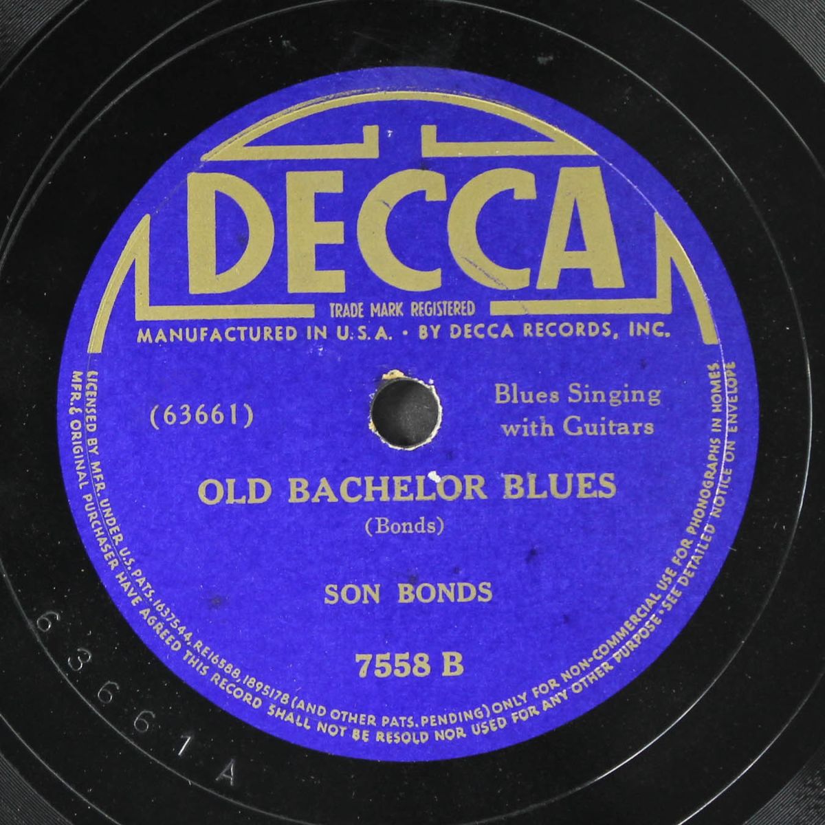 i'll work up to you someday / old bachelor blues by SON BONDS