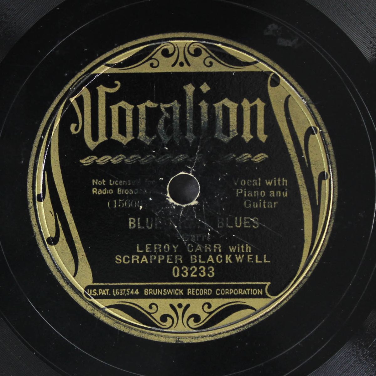 blue night blues / florida bound blues by LEROY CARR & SCRAPPER BLACKWELL