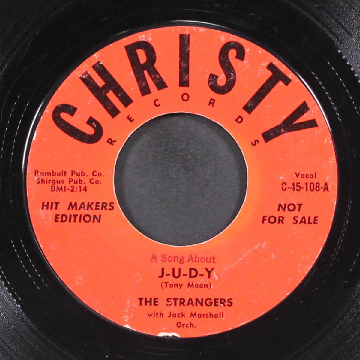 a song about j-u-d-y / the lord will welcome you by STRANGERS