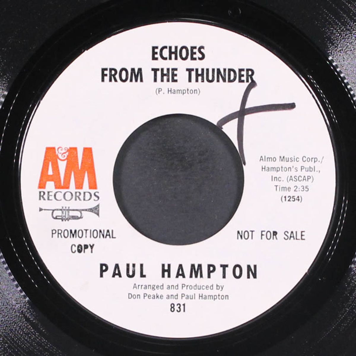 echoes from the thunder by PAUL HAMPTON