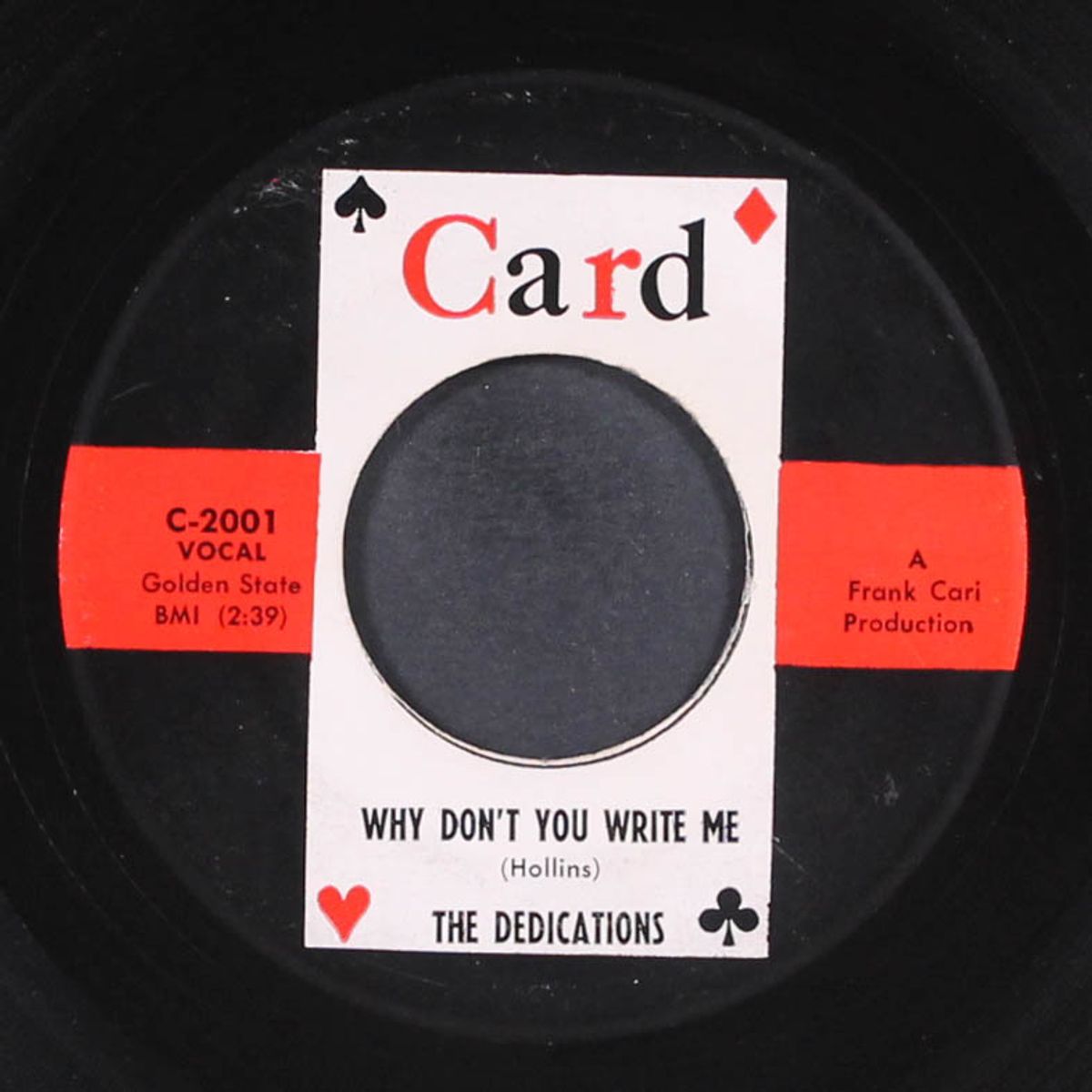 why don't you write me / boppin' around by DEDICATIONS