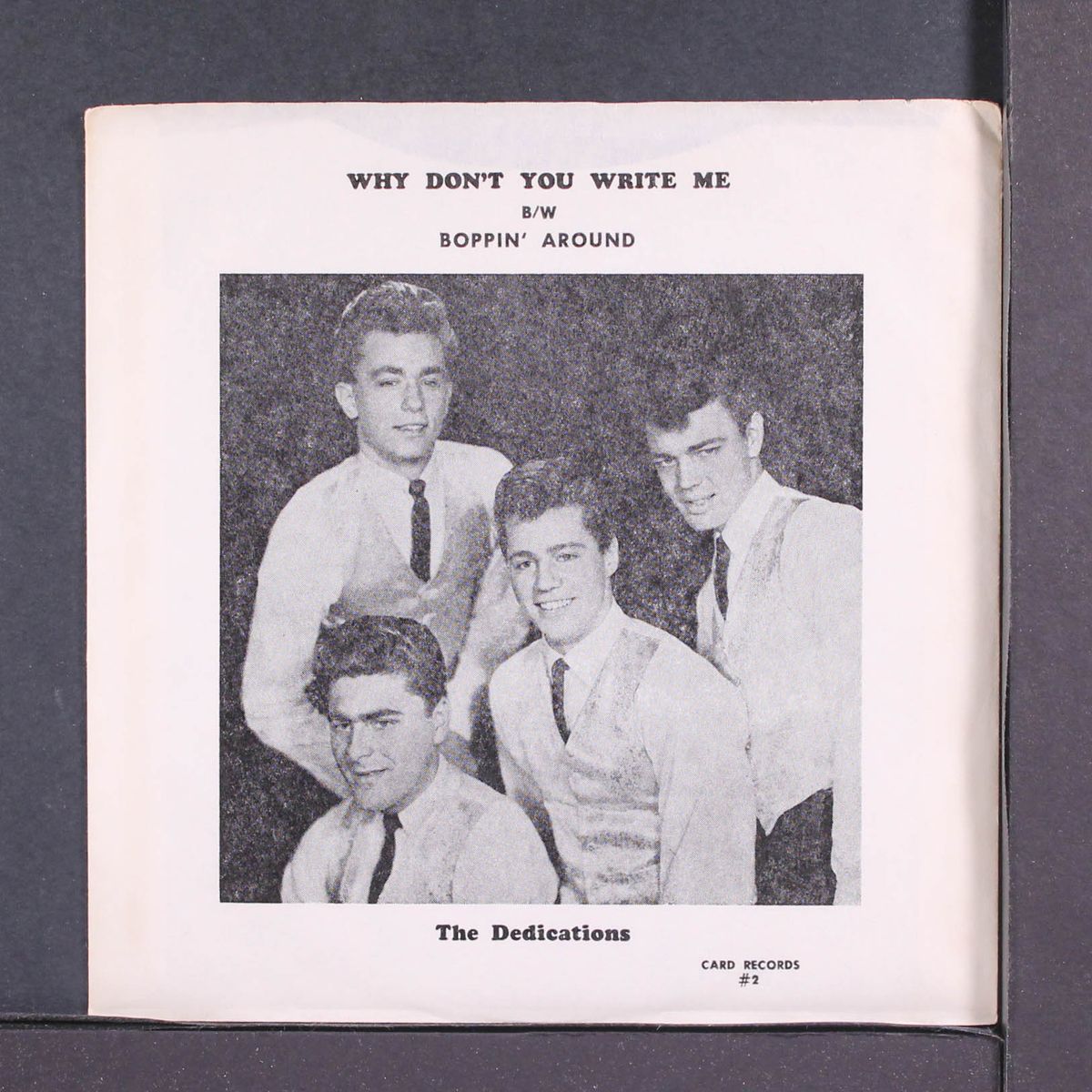 why don't you write me / boppin' around by DEDICATIONS
