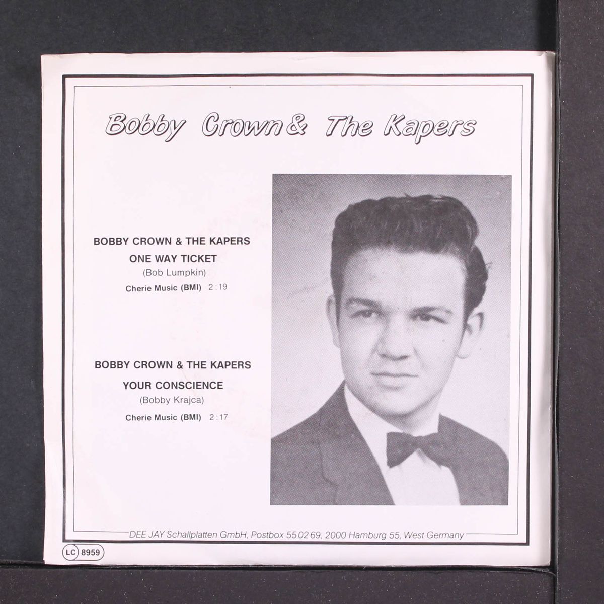 one way ticket by BOBBY CROWN & KAPERS