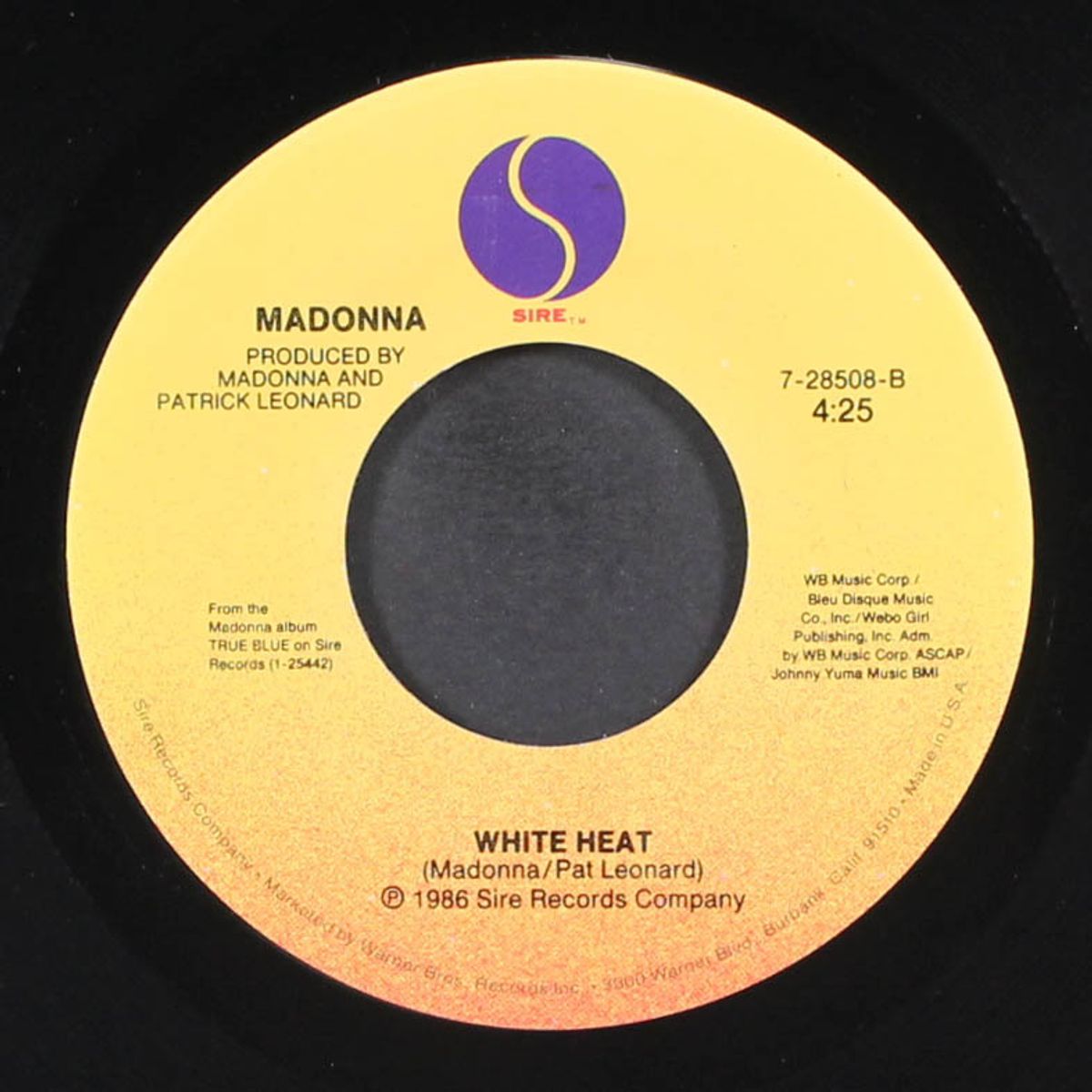 open your heart / white heat by MADONNA