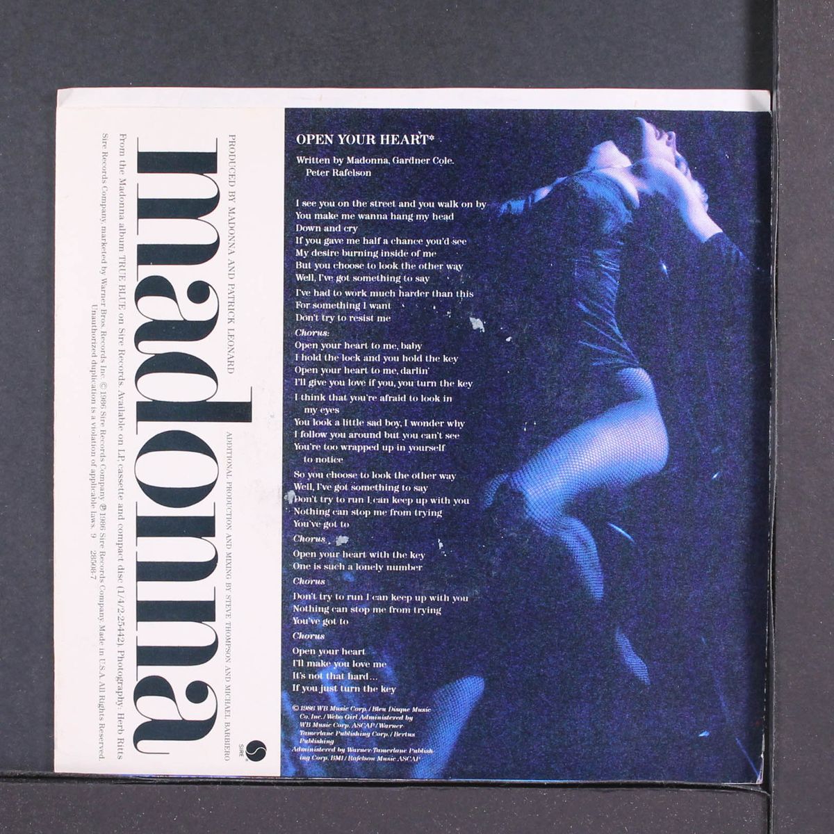 open your heart / white heat by MADONNA