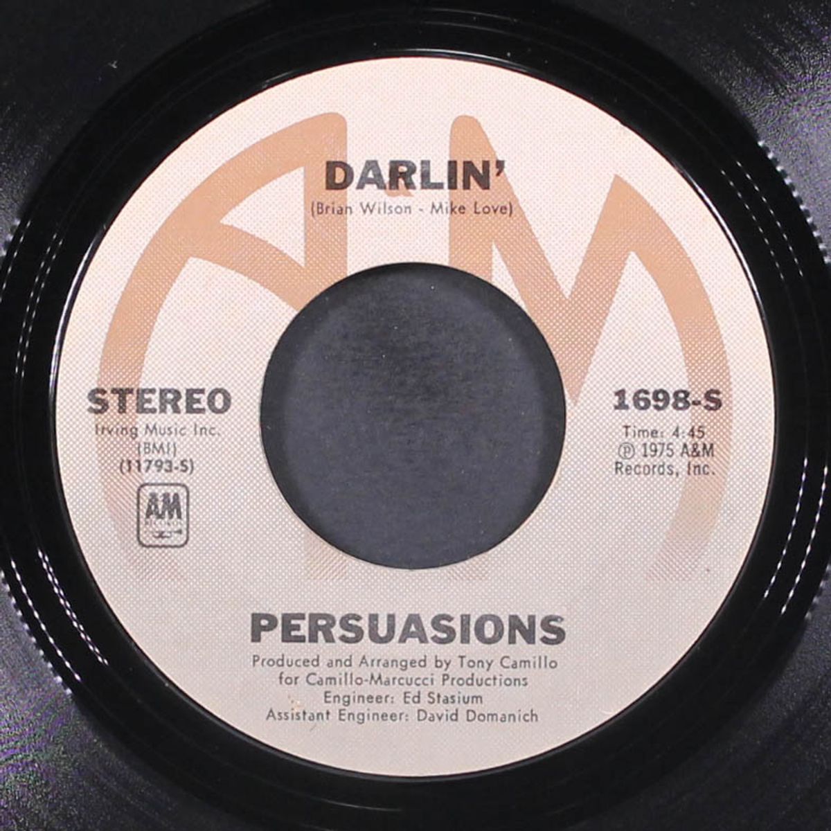 one thing on my mind / darlin' by PERSUASIONS