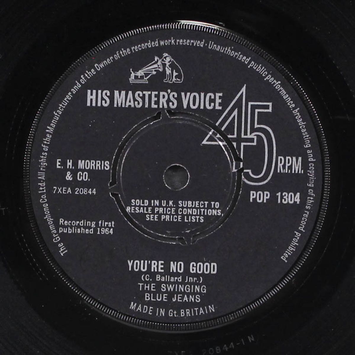 you're no good / don't you worry about me by SWINGING BLUE JEANS