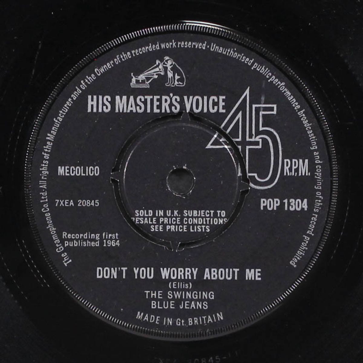 you're no good / don't you worry about me by SWINGING BLUE JEANS