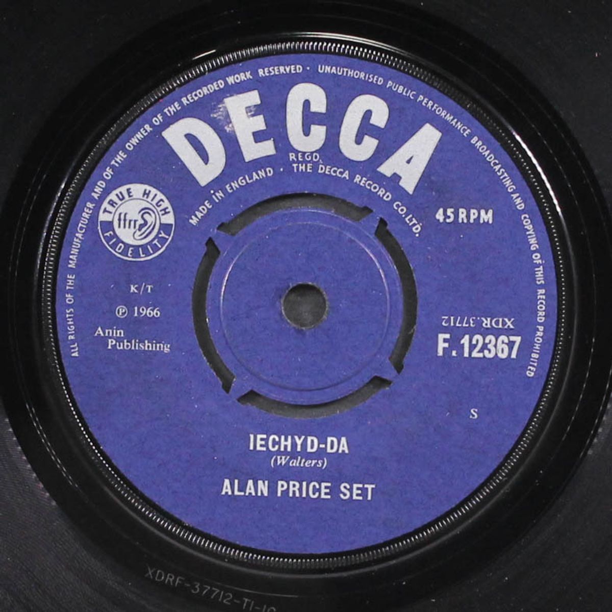 i put a spell on you / iechyd-da by ALAN PRICE SET