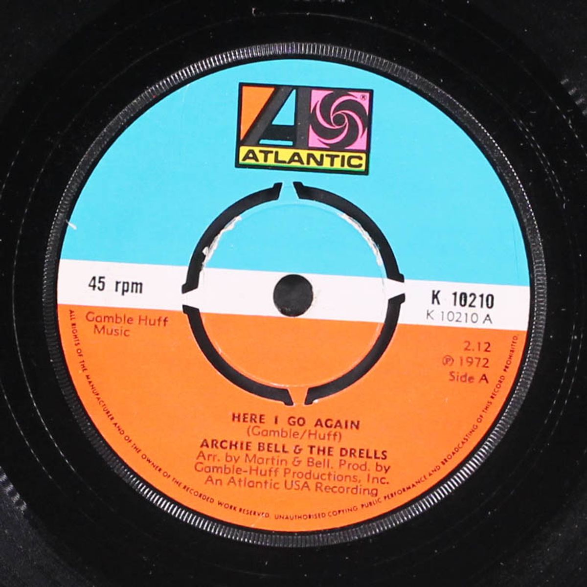 here i go again / a world without music by ARCHIE BELL & DRELLS
