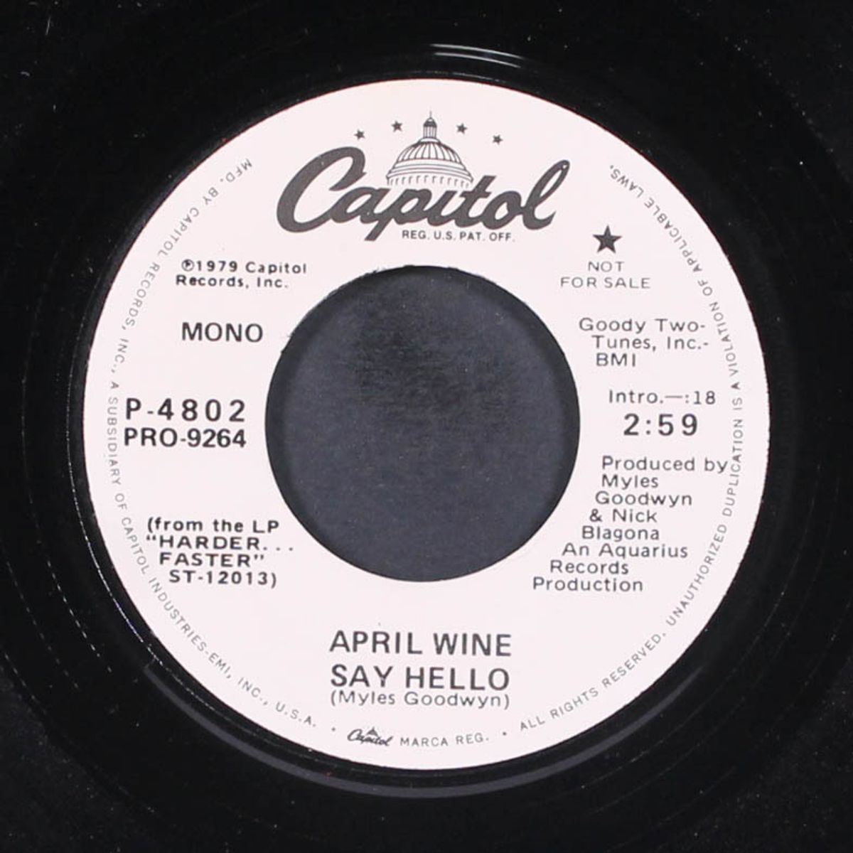 say hello / mono by APRIL WINE
