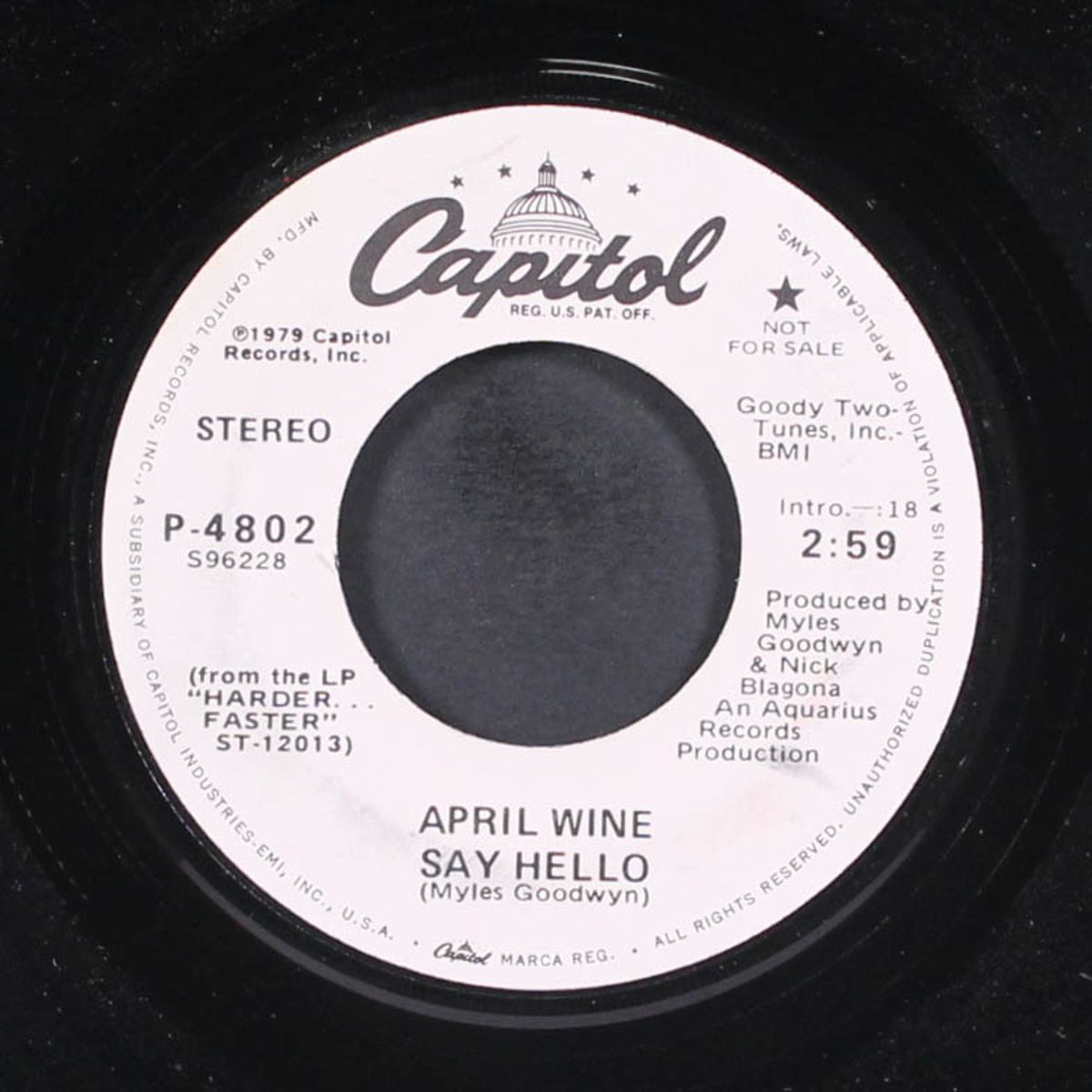 say hello / mono by APRIL WINE