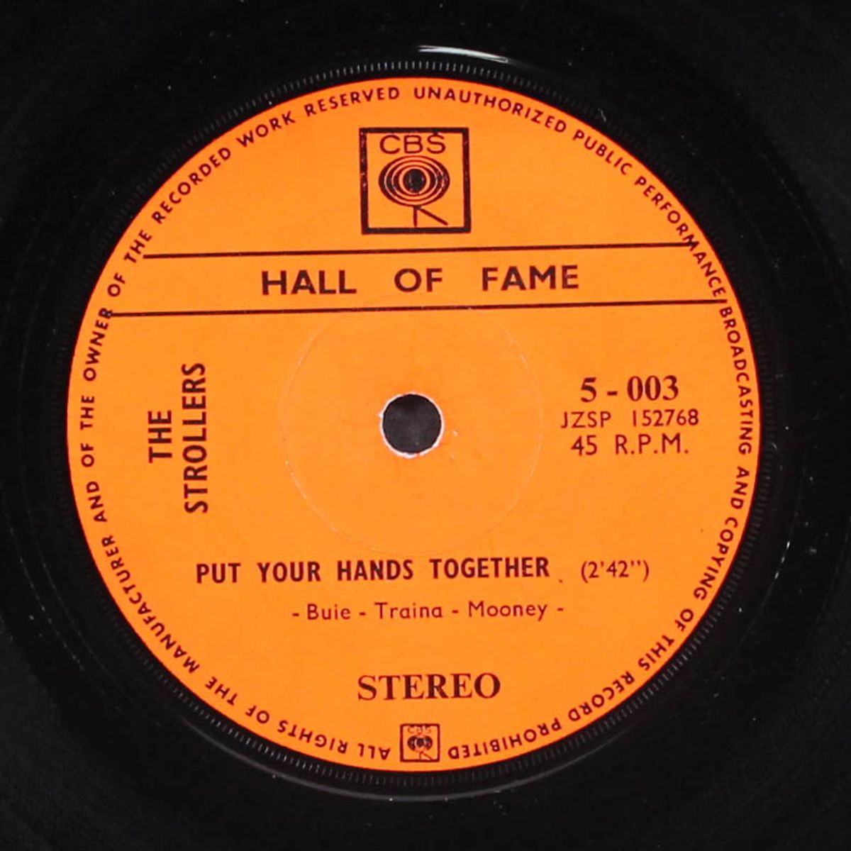 put your hands together / midday sun by STROLLERS