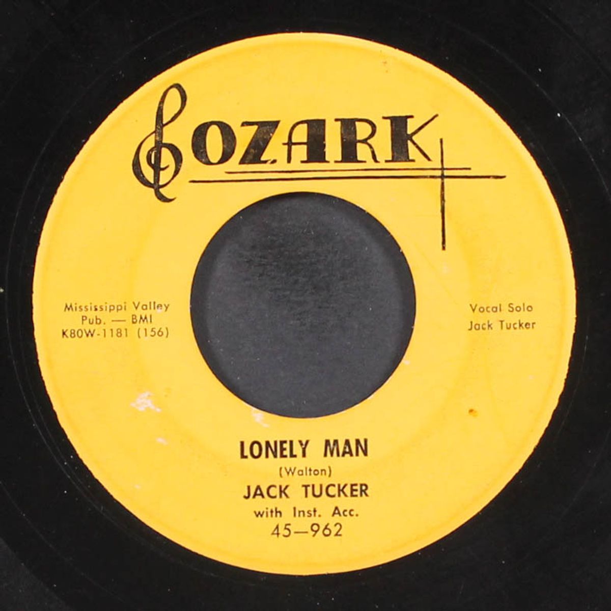 lonely man / don't ever go by JACK TUCKER