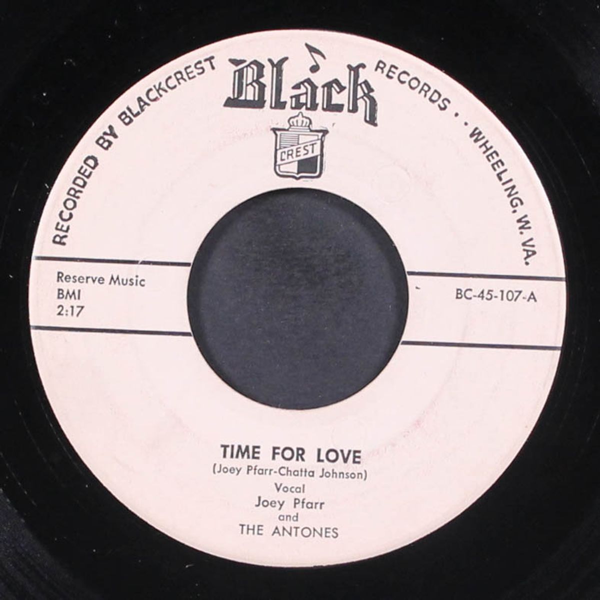 time for love / all of my life by JOEY PFARR & ANTONES