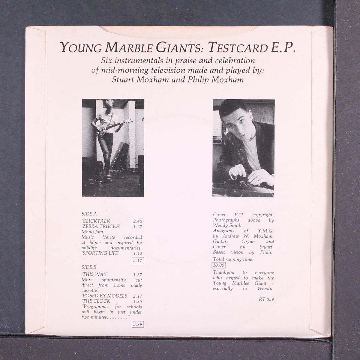 testcard e.p. by YOUNG MARBLE GIANTS