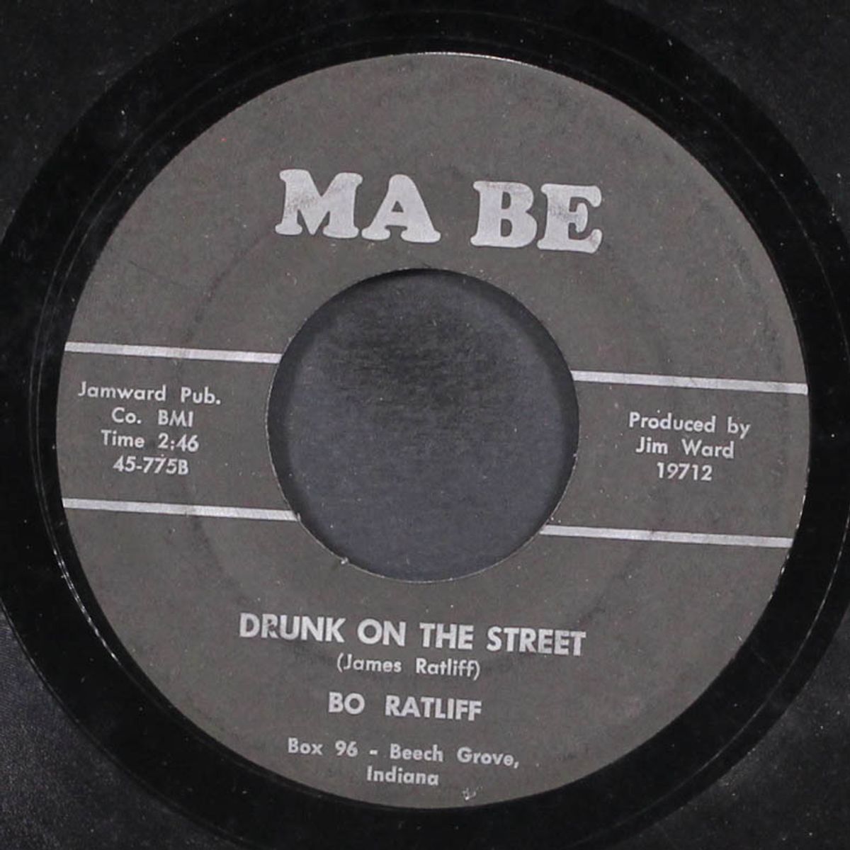 drunk on the street / who do you think you're fooling by BO RATLIFF