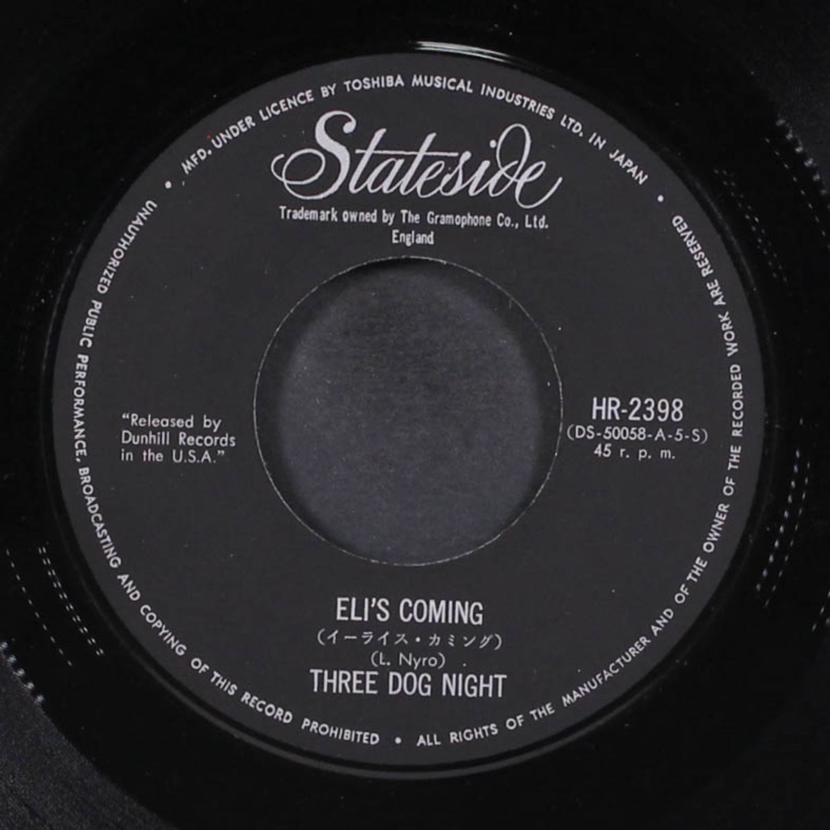 eli's coming / circle for a landing by THREE DOG NIGHT