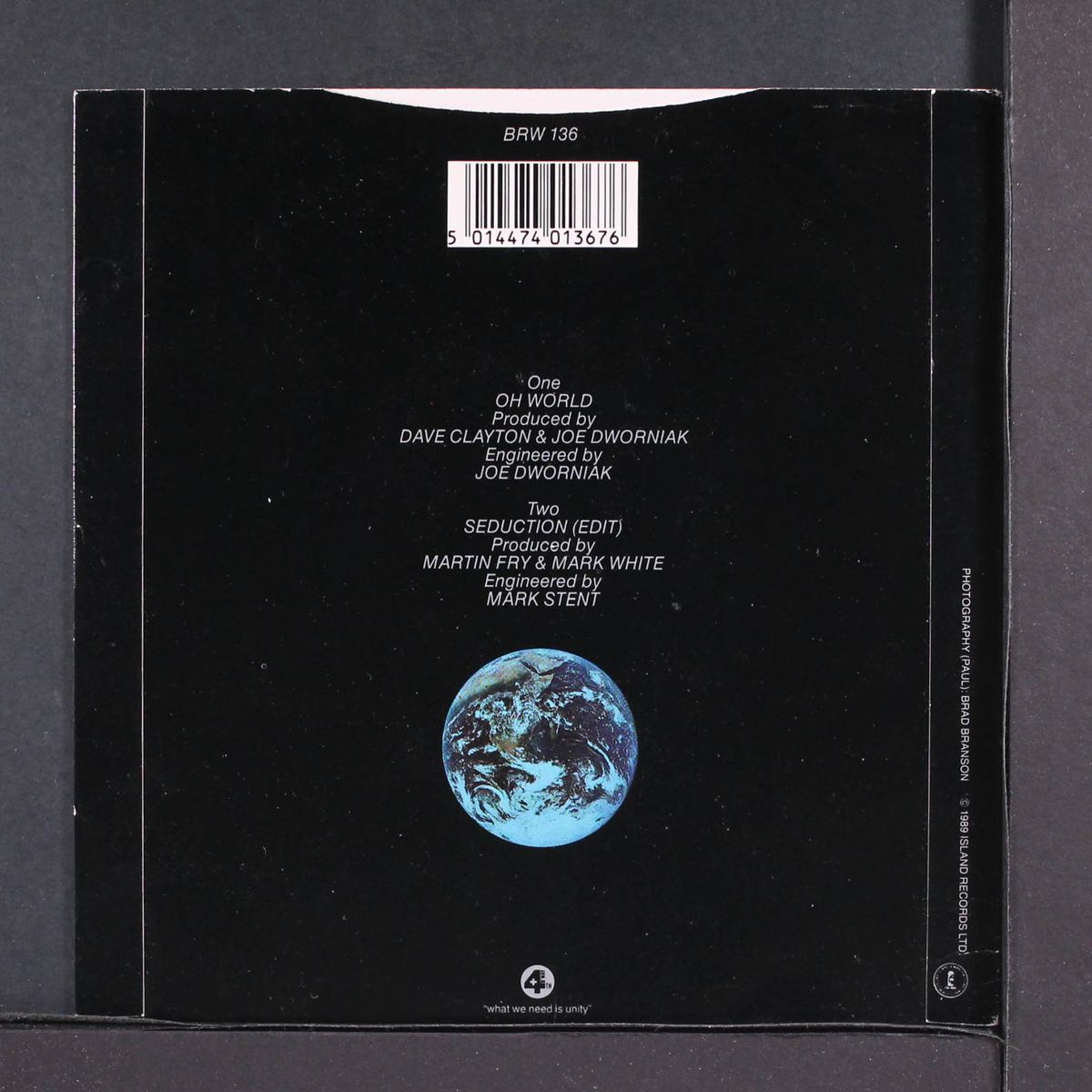 oh world / seduction by PAUL RUTHERFORD