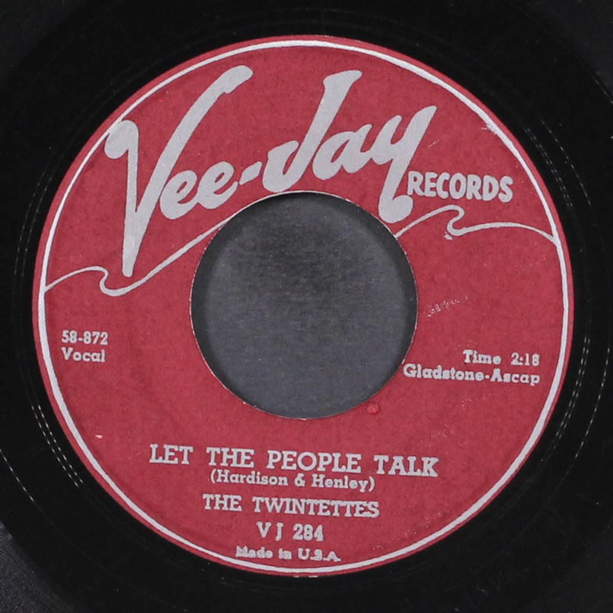 i'm so glad / let the people talk by TWINTETTES
