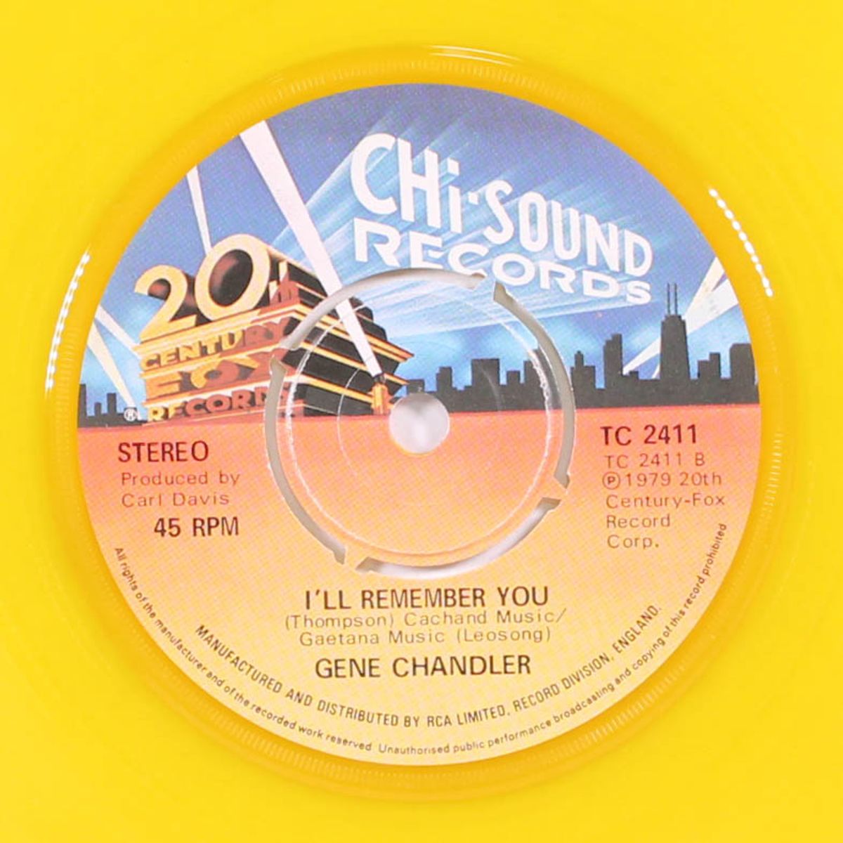 when you're number 1 / i'll remember you by GENE CHANDLER