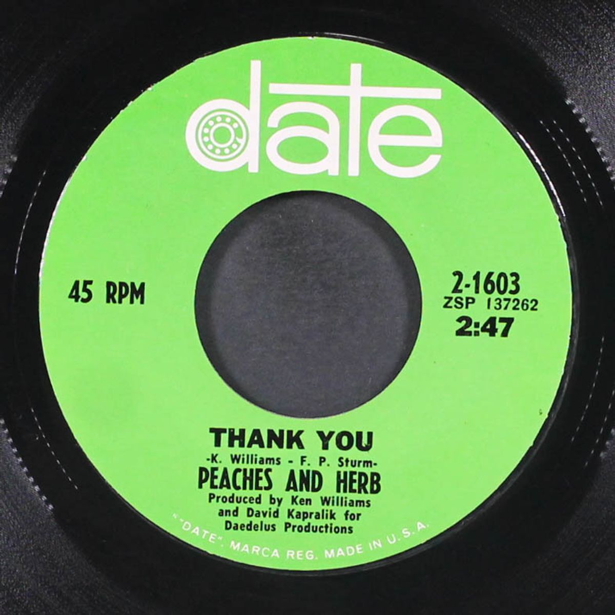 united / thank you by PEACHES & HERB