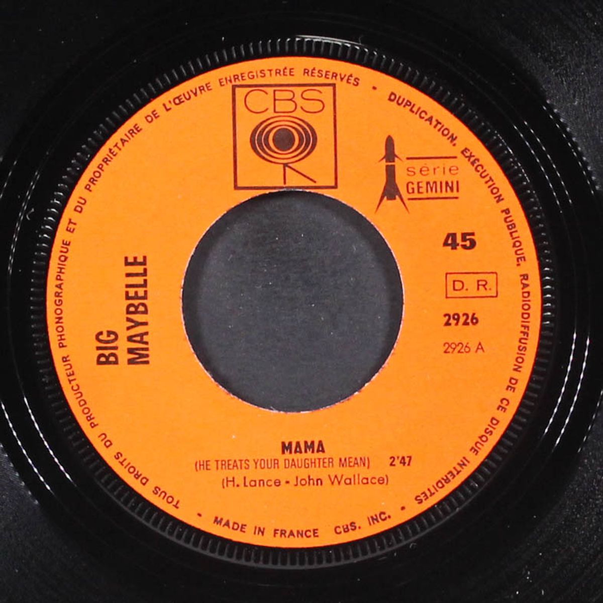 mama / keep that man by BIG MAYBELLE