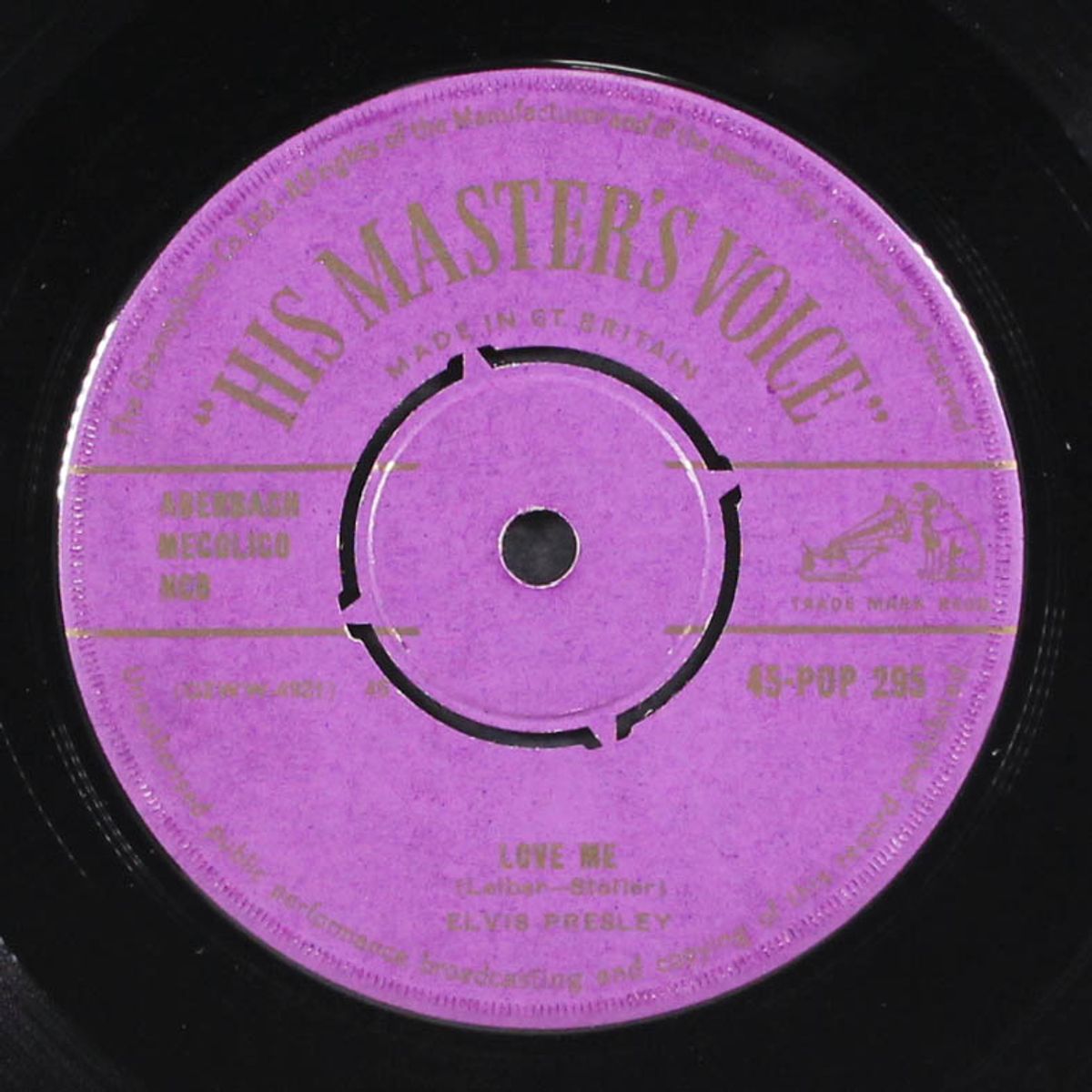 mystery train / love me by ELVIS PRESLEY