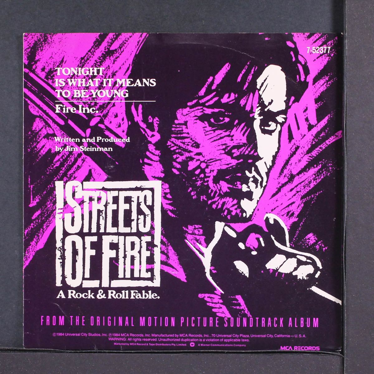 tonight is what it means to be young / hold that snake by FIRE INC. / RY COODER