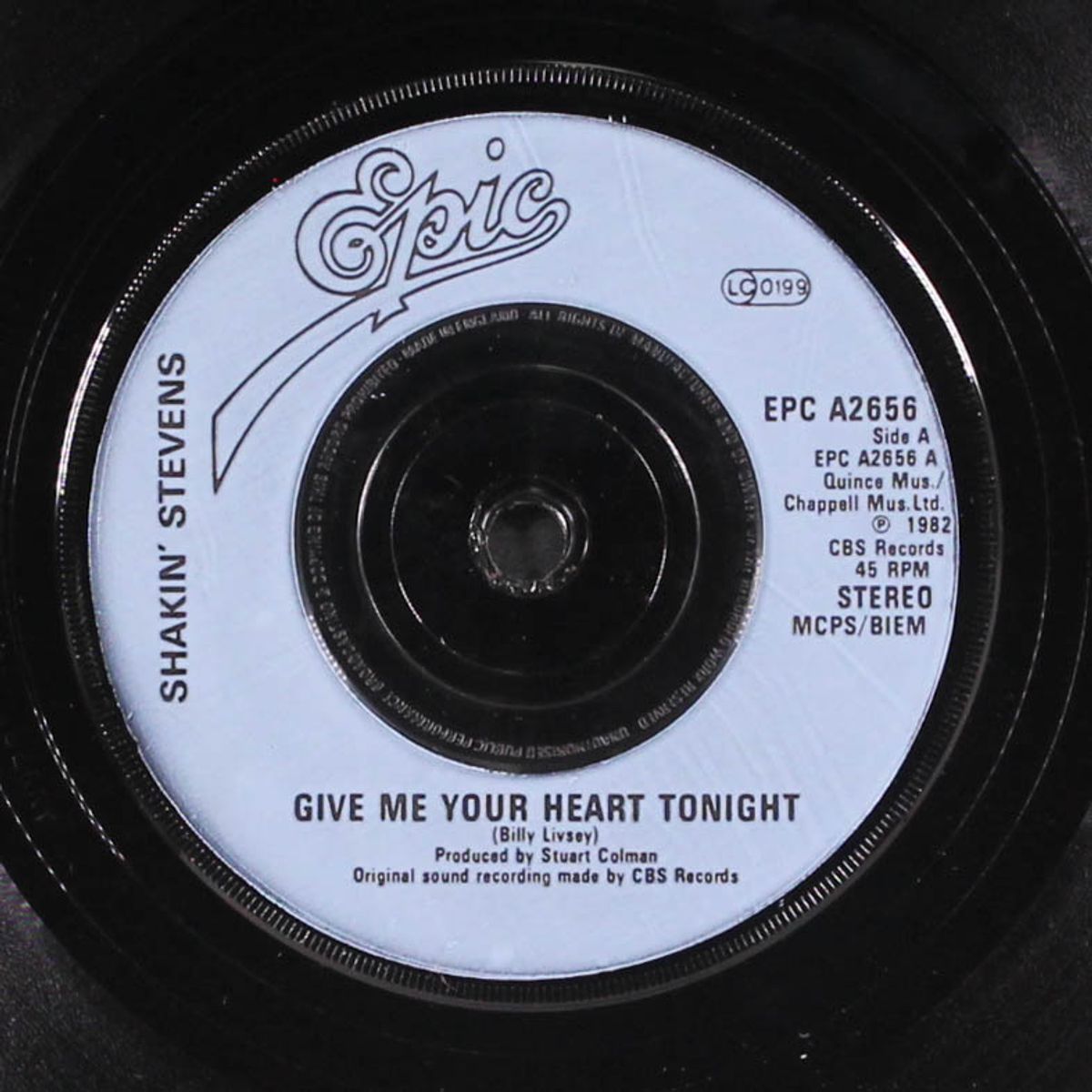 give me your heart tonight / thinkin' of you by SHAKIN' STEVENS