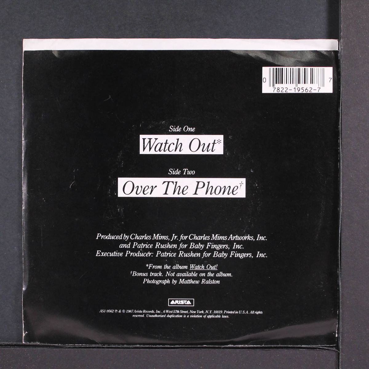 watch out / same by PATRICE RUSHEN