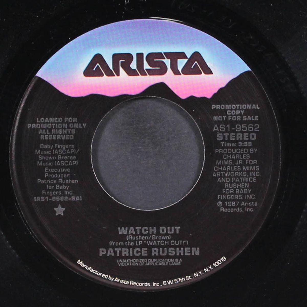 watch out / same by PATRICE RUSHEN