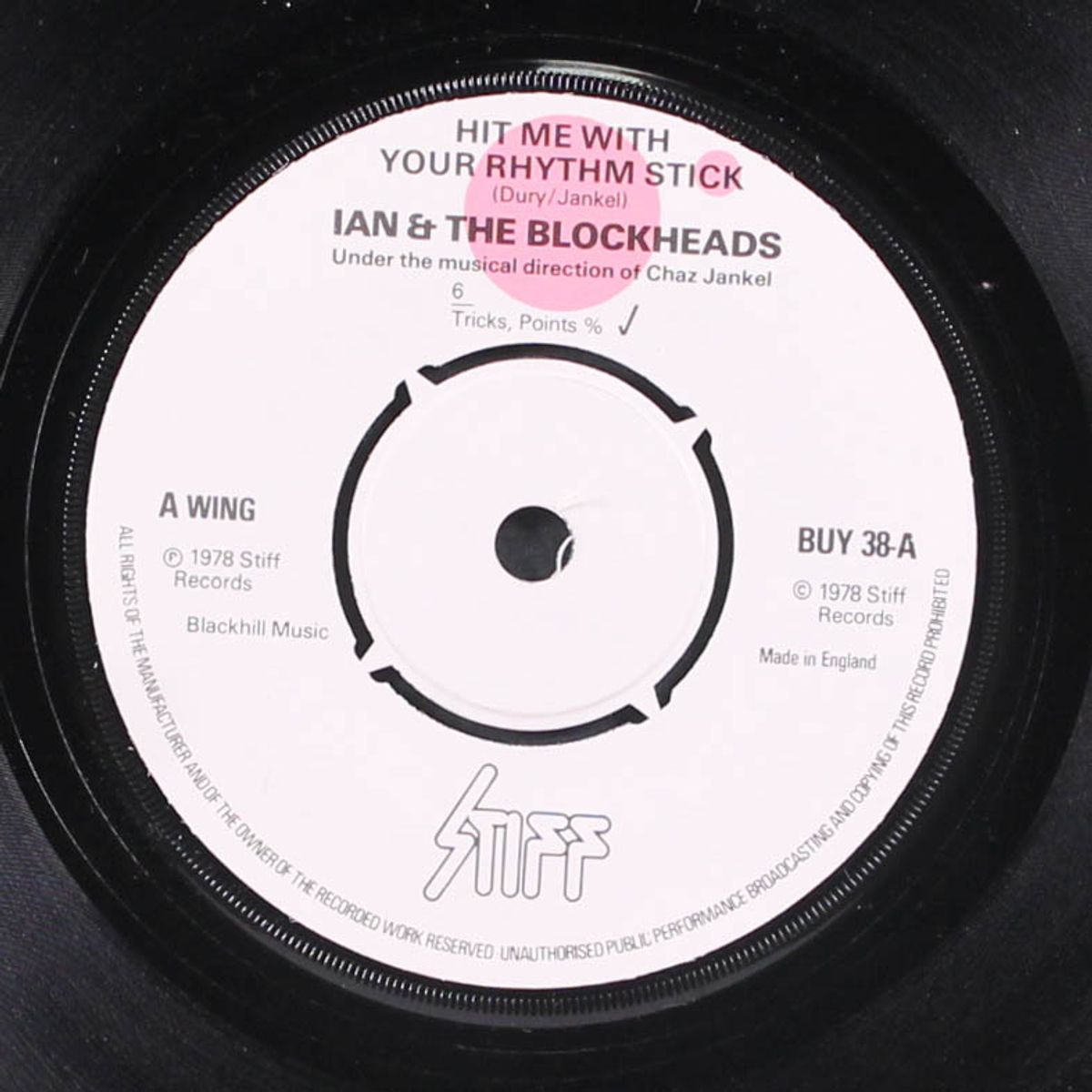 hit me with your rhythm stick by IAN DURY & BLOCKHEADS