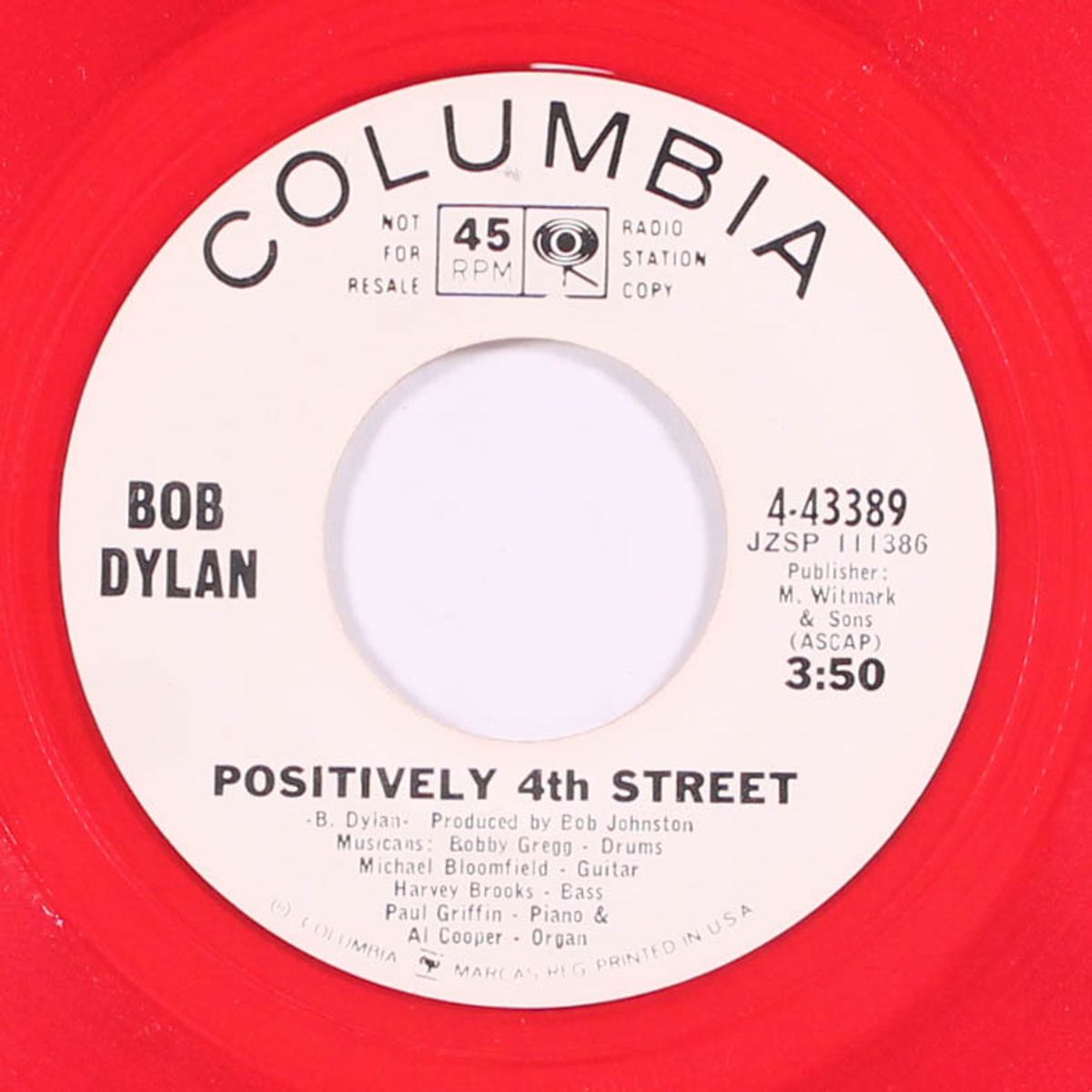 positively 4th street by BOB DYLAN
