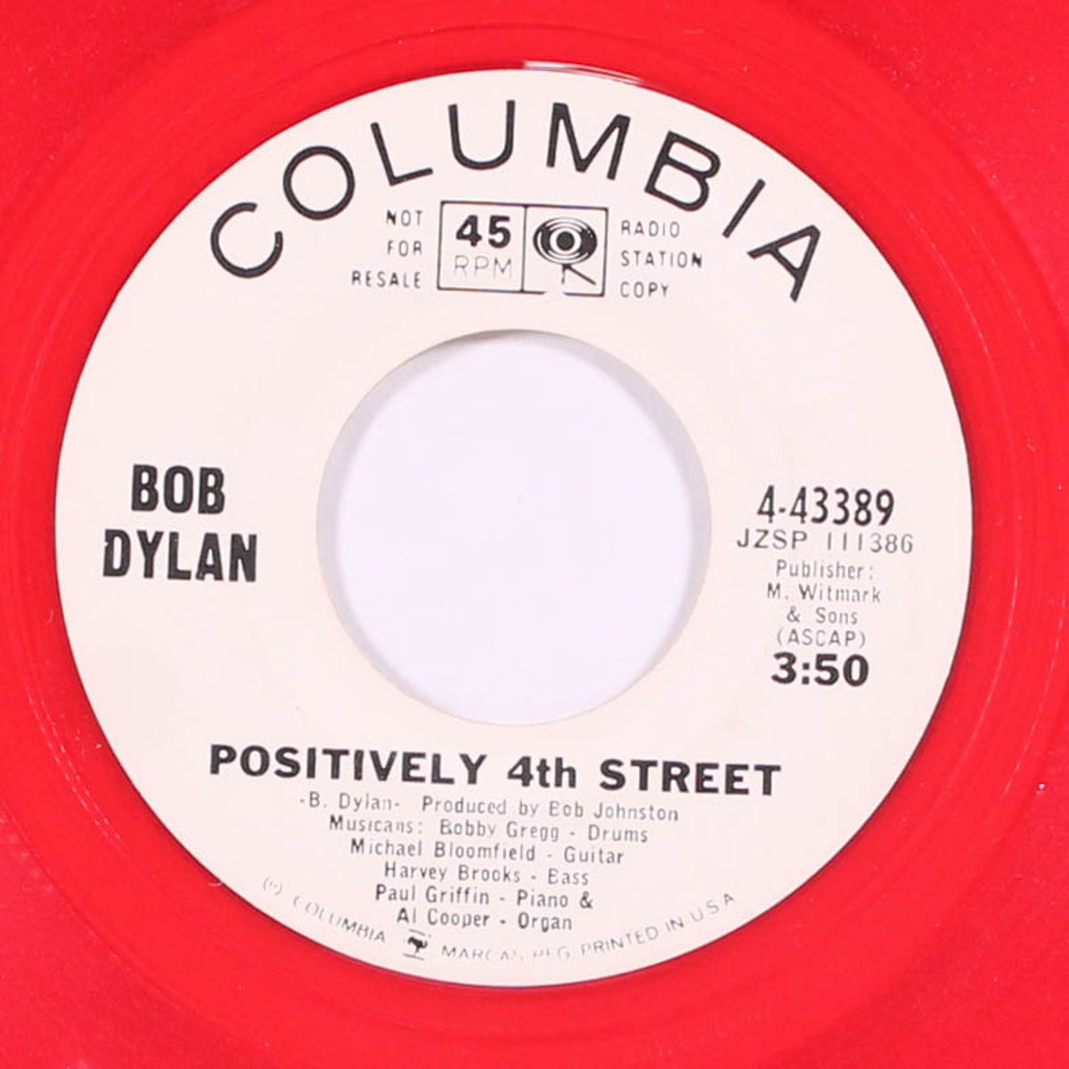 positively 4th street by BOB DYLAN