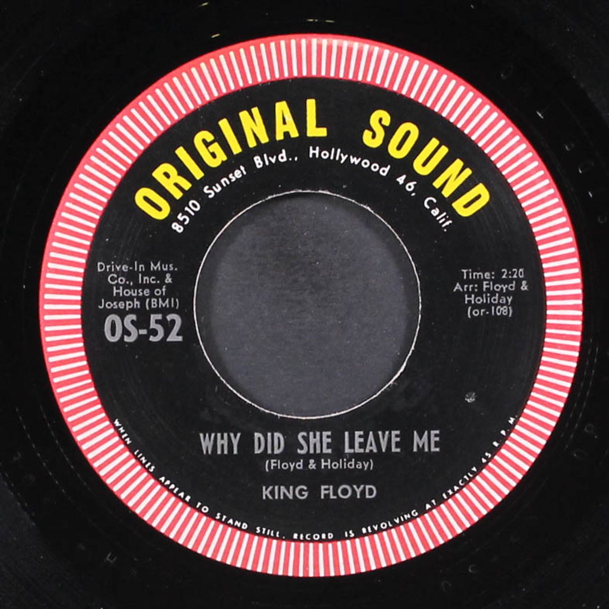 walkin' and thinkin' / why did she leave me by KING FLOYD