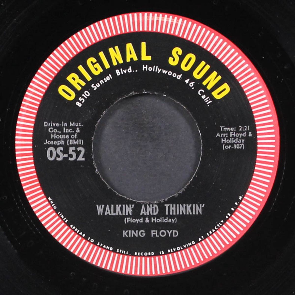 walkin' and thinkin' / why did she leave me by KING FLOYD