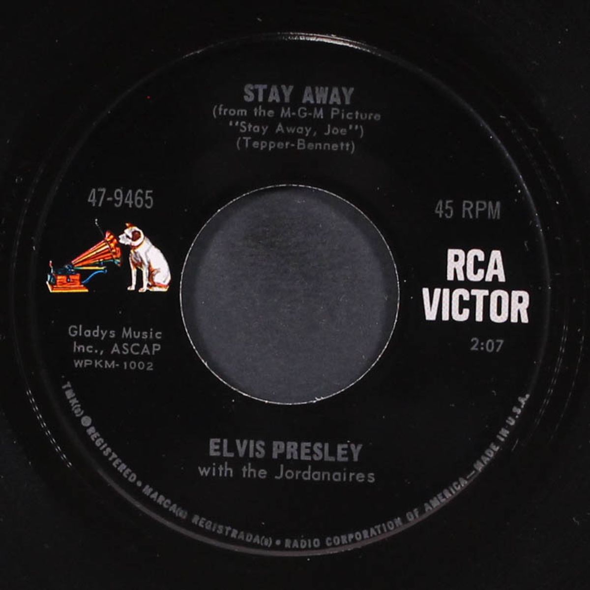stay away / u.s. male by ELVIS PRESLEY