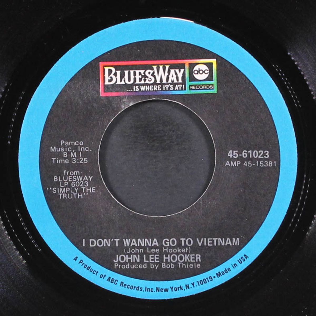 i don't wanna go to vietnam / mean mean woman by JOHN LEE HOOKER