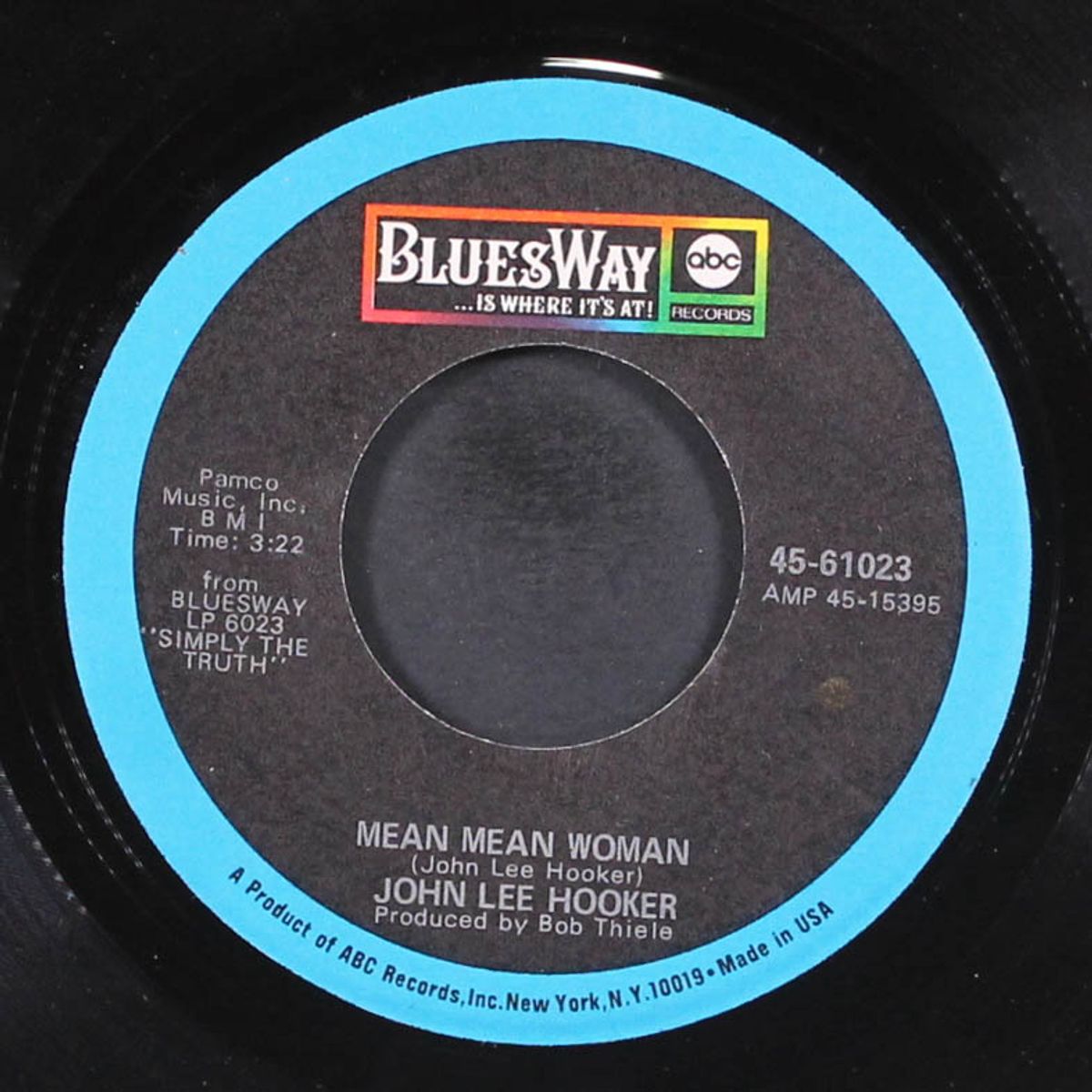i don't wanna go to vietnam / mean mean woman by JOHN LEE HOOKER