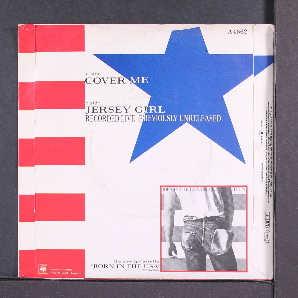 cover me / jersey girl by BRUCE SPRINGSTEEN