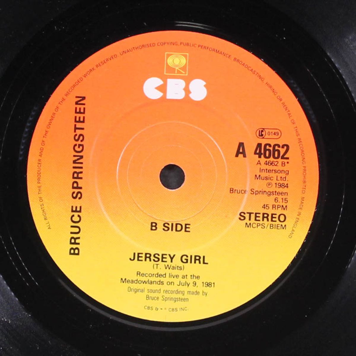 cover me / jersey girl by BRUCE SPRINGSTEEN