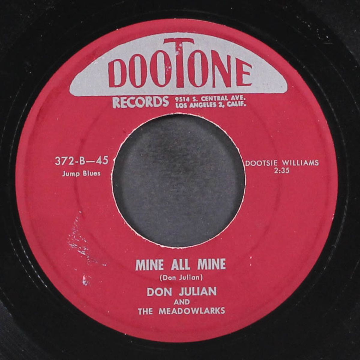 this must be paradise / mine all mine by DON JULIAN & MEADOWLARKS