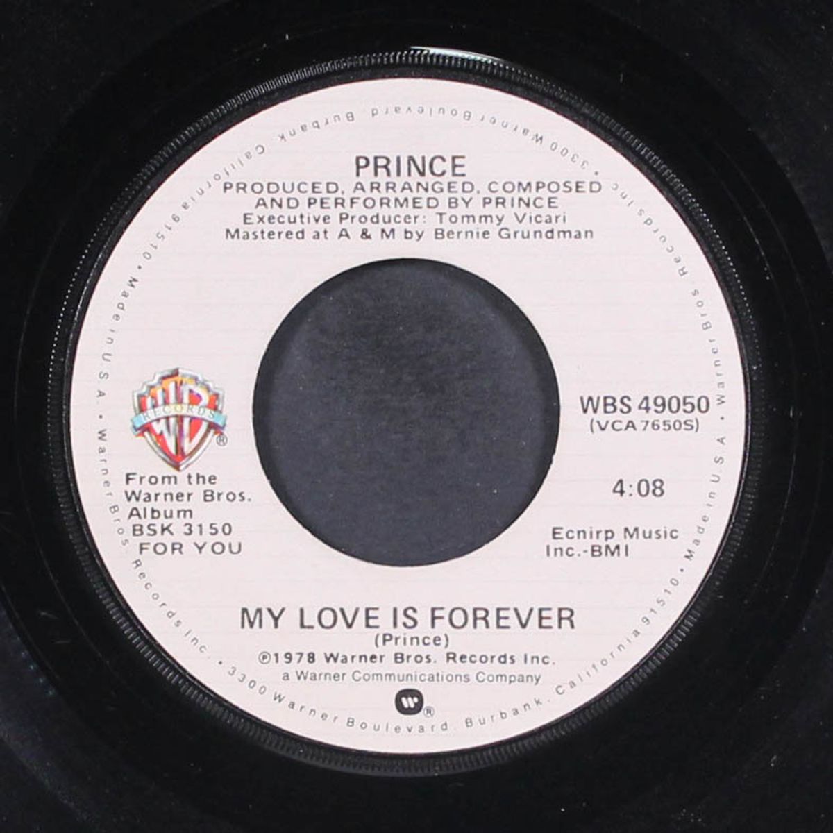 i wanna be your lover / my love is forever by PRINCE