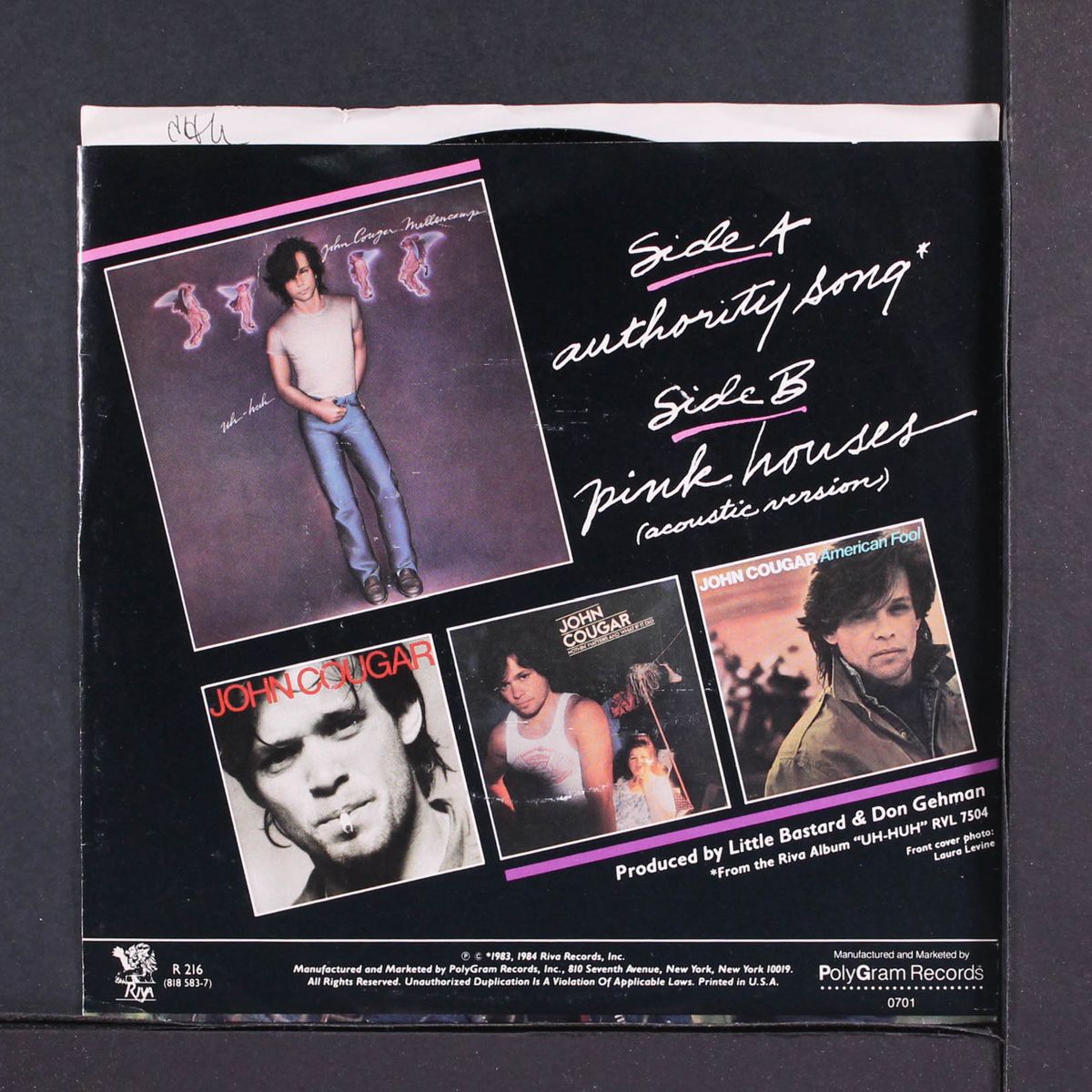 authority song by JOHN COUGAR MELLENCAMP