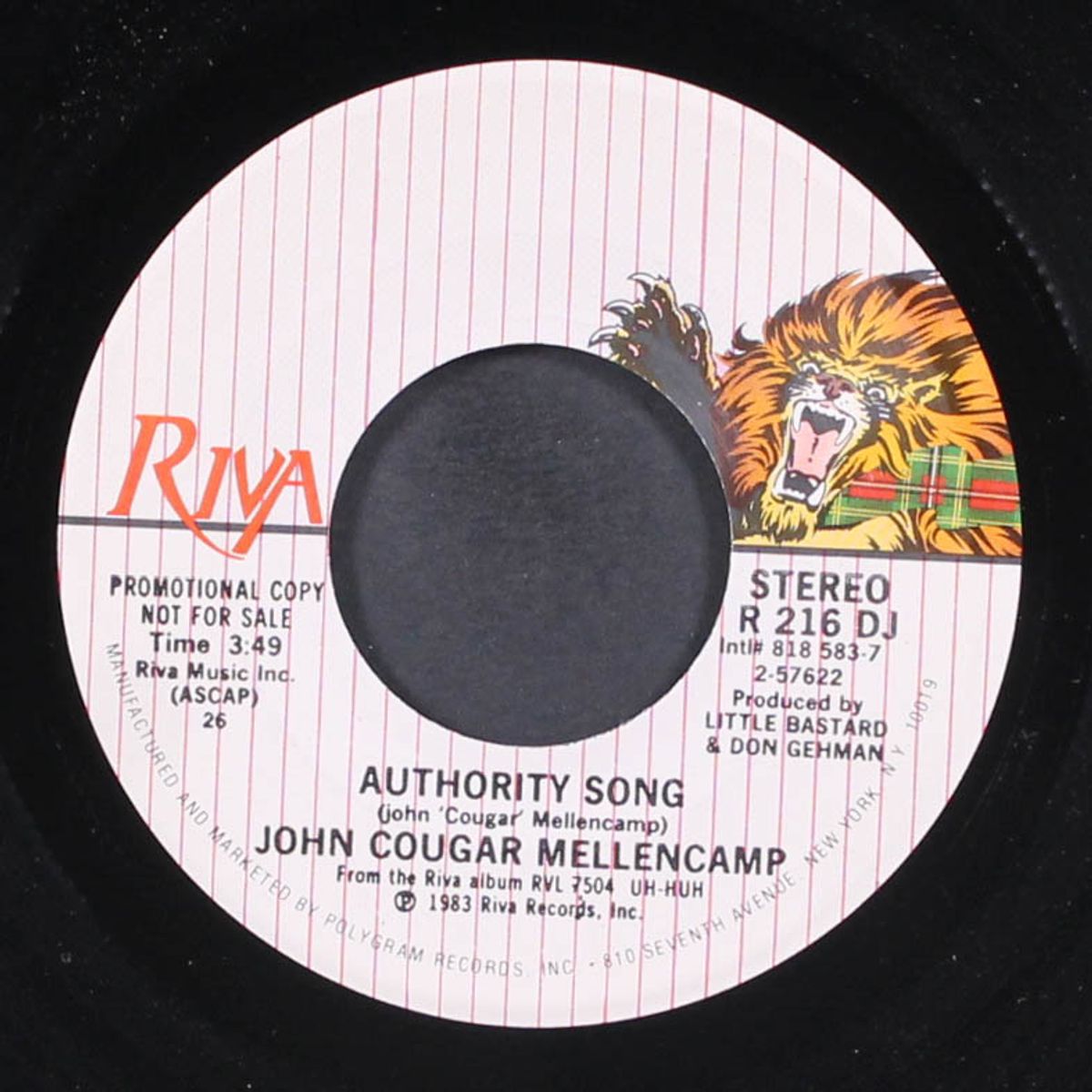 authority song by JOHN COUGAR MELLENCAMP