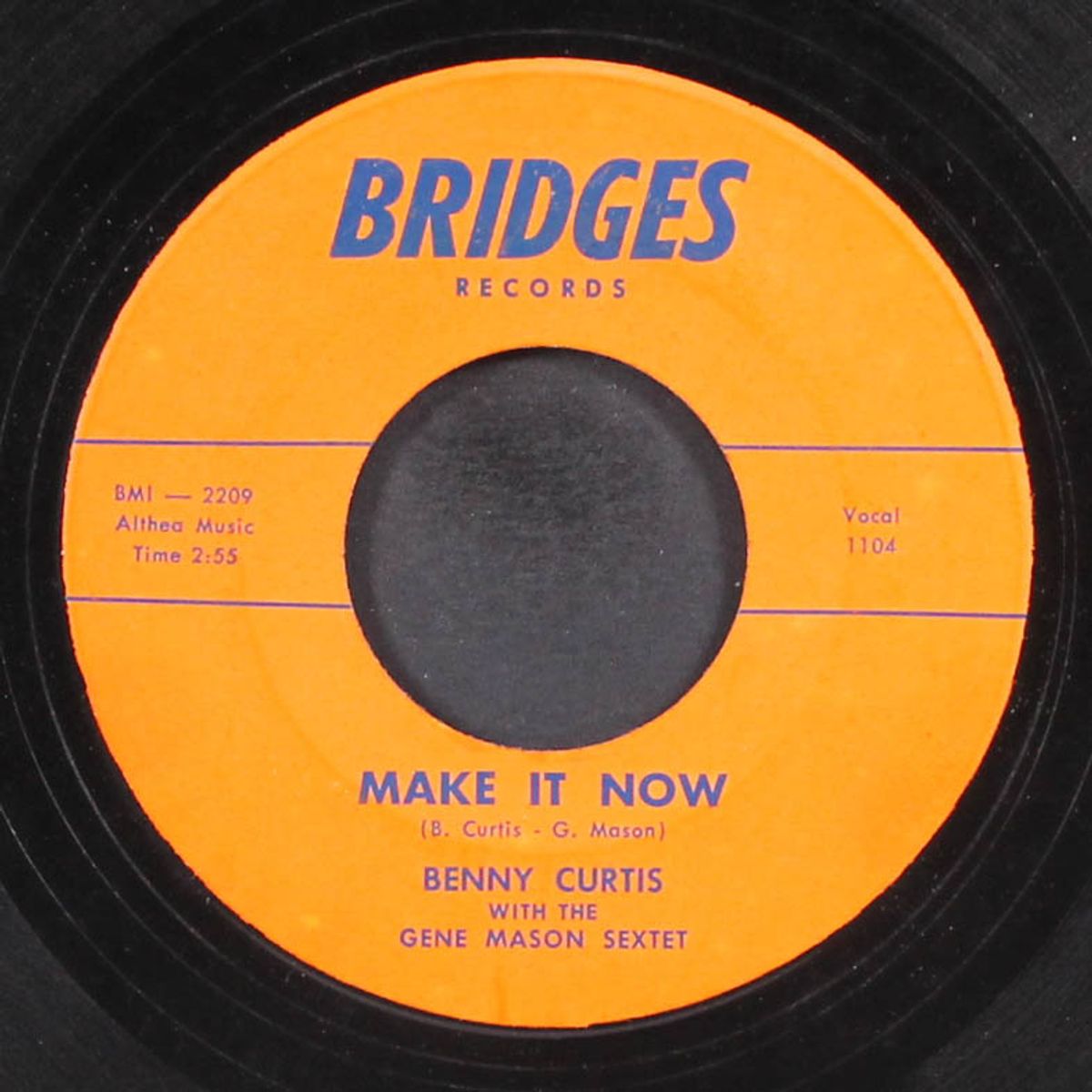 make it now / before you go by BENNY CURTIS