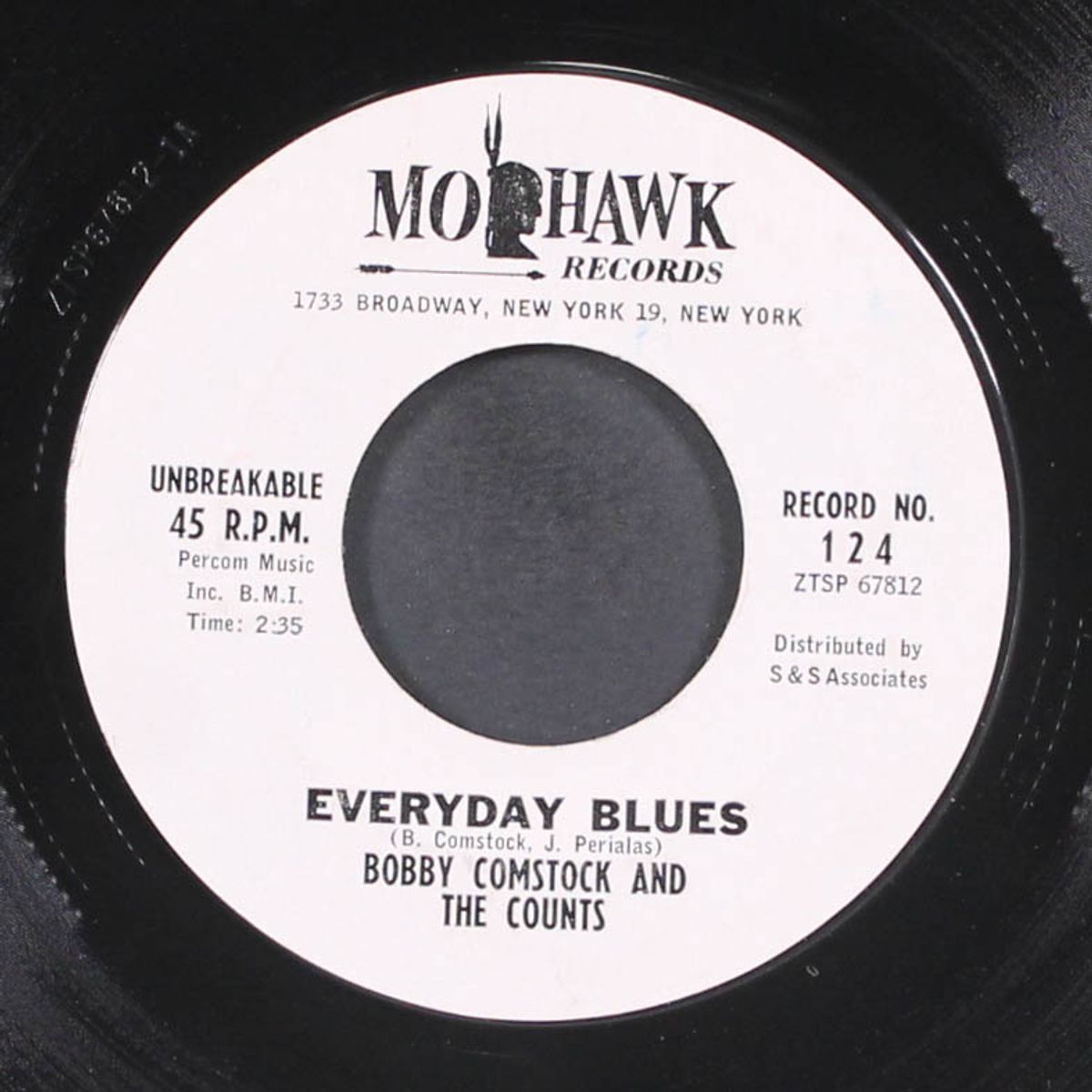 the wayward wind / everyday blues by BOBBY COMSTOCK & COUNTS