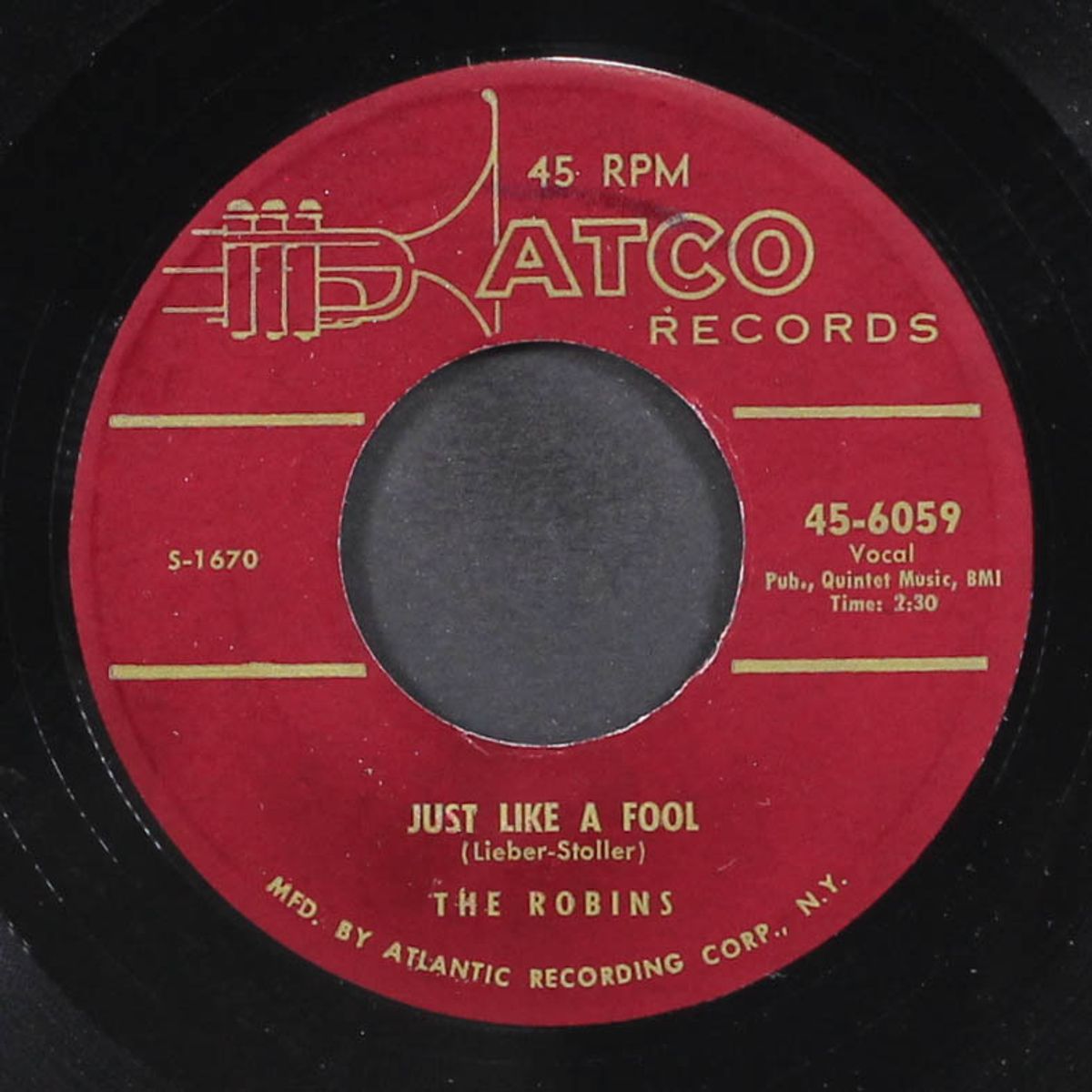 smokey joe's cafe / just like a fool by ROBINS