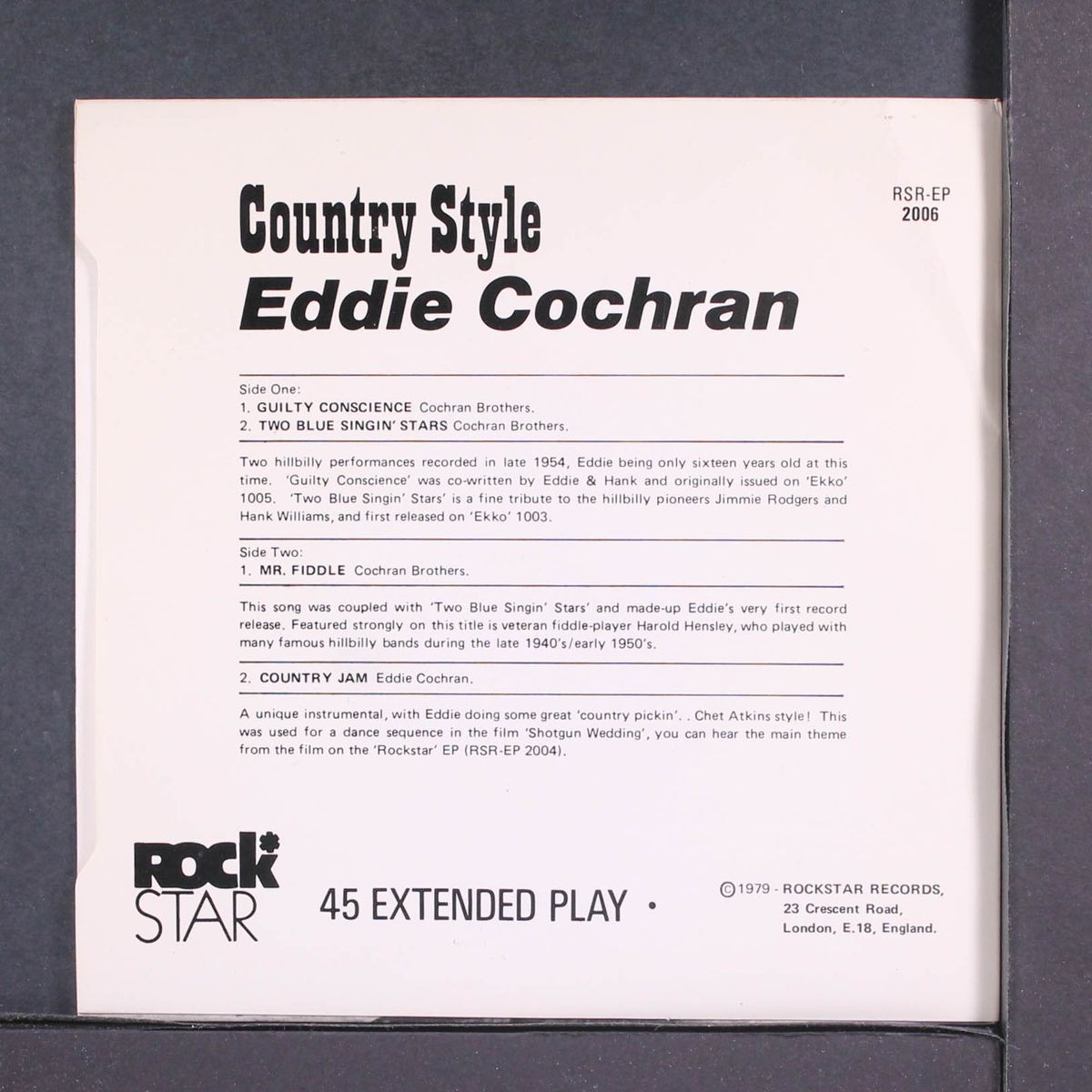country style by EDDIE COCHRAN